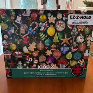 🧩CEACO 1000 PIECE CHRISTMAS ORNAMENT COLLECTION JIGSAW PUZZLE